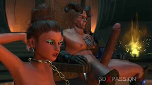 Fire Demon Porn - Sweet Teen Blonde Fucked by Fire Demon in Sinister Castle