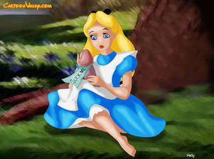 Disney Dildo Porn - Alice in Wonderland porn