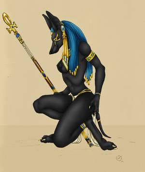 Egyptian God Porn - Anput (Input) - a goddess of funerals and mummification; a consort of Anubis