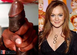 ebony pornstar lindsay lohan - Lindsay Lohan big black cock - ZB Porn