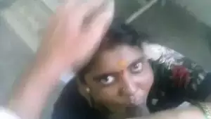 indian village maid blowjob - Indian video Desi Maid Deep Blowjob To Owner At Home