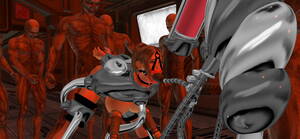 Alien Sex Torture Machines - Sex machine as a form of torture for a 3D Alien girl at 3dEvilMonsters