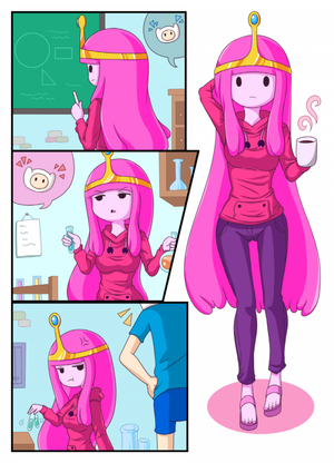 Adventure Time Bubblegum Sexy - Adult Time Mini â€“ Goddess Bubblegum calming with Finn â€“ Adventure Time Porn