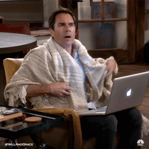 Abbi Secraa Sex Gif - Eric Mccormack Watching Porn GIF by Will & Grace - Find & Share on GIPHY