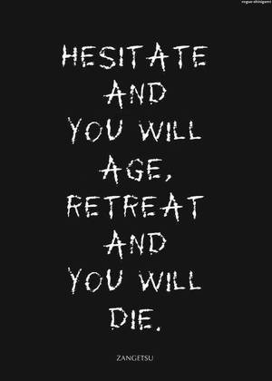 Bleach Zangetsu Porn - Zangetsu quote.