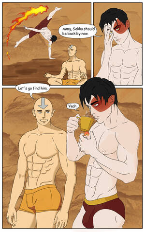 Avatar Aang Gay Porn - Gaangbang â€“ Avatar the Last Airbender dj [Eng] - Gay Manga | HD Porn Comics