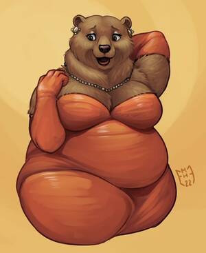 Bigbelly Bear Furry Porn - 192322 - safe, artist:themiltonholmes, bear, mammal, anthro, belly, big  breasts, breasts, clothes, dress, female, fluff, neck fluff, slightly  chubby, solo, solo female, thick thighs, thighs, wide hips - Furbooru