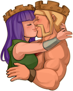 Barbarian King - FanArt - Love is still in the air - Art by TubbieGordito : r/ClashOfClans