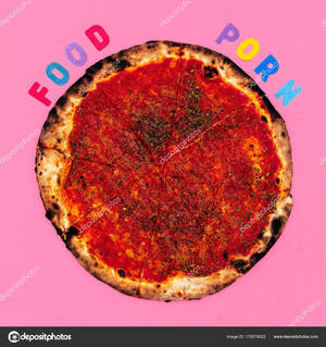 Food Porn Art - Food Porn. Pizza Lover Concept. Flat lay minimal art â€” Stock Photo