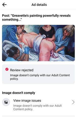 Birthing Porn Captions - Are Paintings of Birth Pornographic? Facebook A.I. Thinks So, and Why  that's a Problem