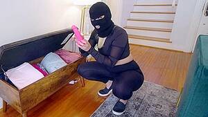 latina fucking black white mask - Female robber in mask has to suck big black cock as XXX punishment | AREA51. PORN