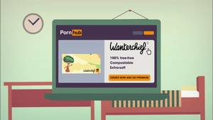 free toon porn hub - PornHub Digital Advert By School of Visual Arts: The Wankerchief | Ads of  the Worldâ„¢