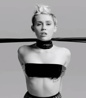 Kinky Bondage - Miley Cyrus bondage