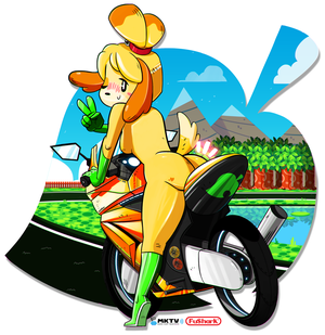 Mario Kart Hentai Porn - Mario Kart - Isabelle by FuShark - Hentai Foundry
