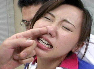 japanese nose porn - Why is it necessary to ejaculate up the girls nose? | Japanese Bukkake