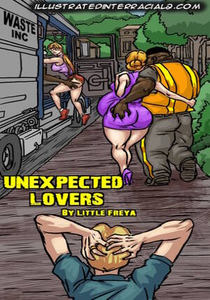 cartoon interracial lovers - illustrated interracial | Porn Comics