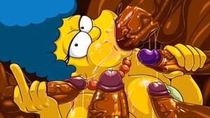 gang bang porn simpsons - simpsons marge blowjob porn gangbang porn - Simpsons Porn