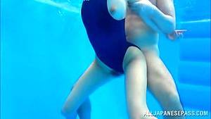 fuck asian couples by pool - Asian bitch in swimsuit gets fuckin' nailed