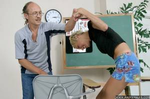 humiliating bare bottom spanking - 