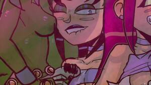 Black Fire Jinx Porn - Teen Titans Jinx x Raven x Starfire X Blackfire [Futa]