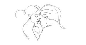 Lesbian Porn Black And White Drawings - 52 Lesbians Kissing Black White Stock Video Footage - 4K and HD Video Clips  | Shutterstock