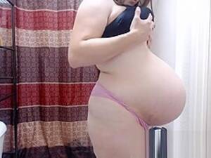 japanese 9 months pregnant - 9 months pregnant Japanese babe - PornZog Free Porn Clips