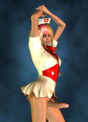 3d Nurse Futa Porn - Gorgeous 3d futa blonde nurse ready to treat you | Futa Cartoon Porn