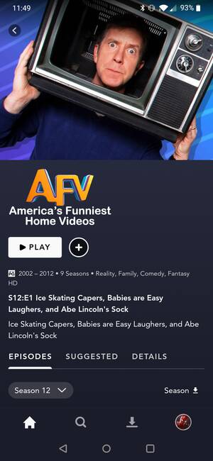 Americas Funniest Home Videos Porn - America's Funniest Home Videos is now available to stream on Disney+! :  r/DisneyPlus