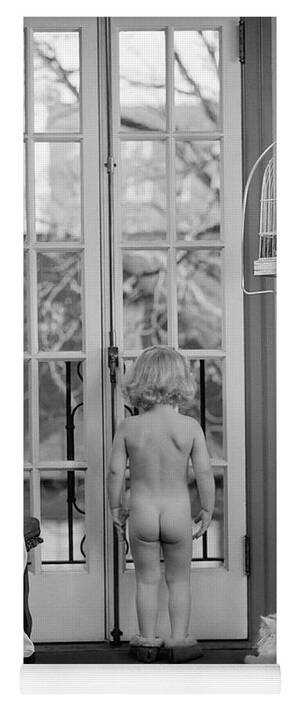 best nudist girl gallery - 1950s Young Girl Nude Back To Camera Yoga Mat by Vintage Images - Fine Art  America