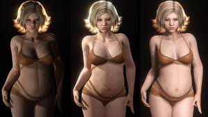 3d pregnant girls nude - Pregnant woman naked and clothed Low-poly Modelo 3D in Mujer 3DExport