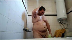 Fat Shower Gay Porn - Sexy chubby guy taking a shower | xHamster