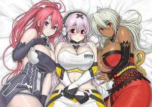 anime giant boobs black - 