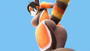 furry xxx 3d cartoons - Rule 34 - 3d animated anthro ass breasts female furry looking at viewer  low-angle view nude solo source filmmaker vega (artica) | 4835875