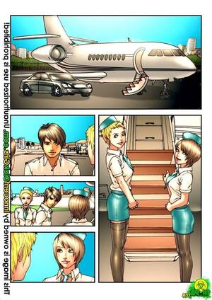 Airplane Sex Comics Porn - The Futa Flight | Porn Comics