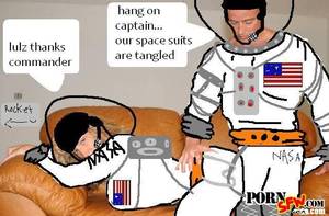 Microsoft Porn Meme - hang on captain.. our space suits are tangled lulz thanks Commander å·¡ãƒ¼ in