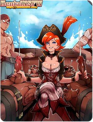 Cartoon Pirate Porn - NSFW League of Legends hentai game pirate porn art of big tits oppai babe  giving crew hand jobs. - Hentai NSFW
