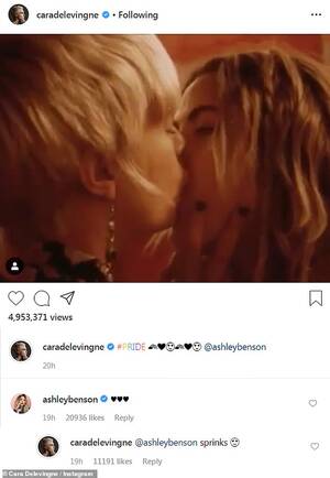 Ashley Benson Lesbian Porn - Cara Delevingne 'set to reveal intimate details of her relationships' after  coming out as pansexual | Daily Mail Online