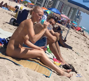 haulover beach voyeur - Pic #1 Haulover Beach July 2017 - Nude Girls, Outdoors, Beach Voyeur