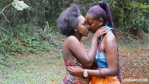 Black African Tribe - Romantic Jungle Getaway For Cute African Tribal Lesbian Couple - XVIDEOS.COM
