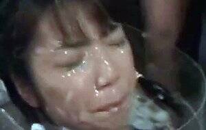 japanese bukkake cum bath - Japanese bukkake slut takes sperm bath - SEXTVX.COM