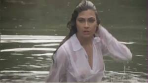 indian actress kimi katkar naked - Kimi Katkar Breast Showing See-Thru Wet Shirt | Tarzan | ShowMeCelebs