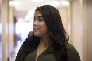 Alexandria Vera Porn - Former teacher Alexandria Vera, 24, walks into Harris County 209th district  court, Tuesday