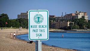 hippie naturist beach - No, There Is Not A Nude Beach In Chicago. Fake Sign Removed From Loyola  Beach : r/nottheonion