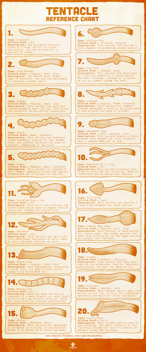 Different Types Of Tentacle Porn - Thanks, I hate a reference chart of types of tentacle used in tentacle porn  (NSFW ish) : r/TIHI