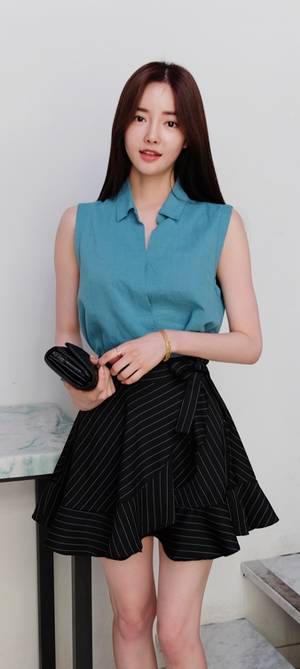 Asian Green Dress - Korean Fashion Online Store éŸ“æµ Trends Luxe Asian Women éŸ“å›½ Style Shop koreanâ€¦