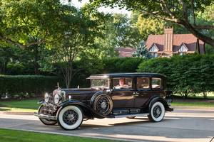 1920s Vintage Car - Dave Gano, 62, chief executive of TruCut Inc., in his 1931 Cadillac