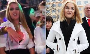 drunk sex orgy from prague - Katerina Zemanova: Daughter of Czech Republic's president denies attending  orgy | Daily Mail Online
