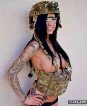 Army Funny Porn - Full Of Weapons: Gun porn defined!,,, um thats a nice vest youve got there  mam