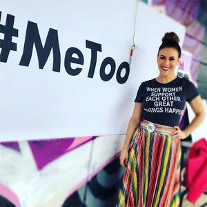 Celebrity Alyssa Milano Hairy Pussy - Alyssa Milano, Halsey and Other Celebs Speak at Women's March 2018