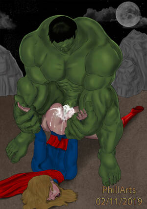 Hulk Cum Porn - Hulk Against DC Girls: SUPERGIRL(cum) by Phillarts - Hentai Foundry